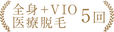 全身＋VIO医療脱毛５回